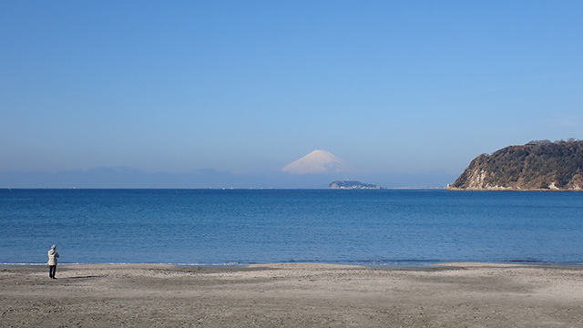 神奈川の海の方。記事「富士山を見ながら最高のマグロを食べに行くより。